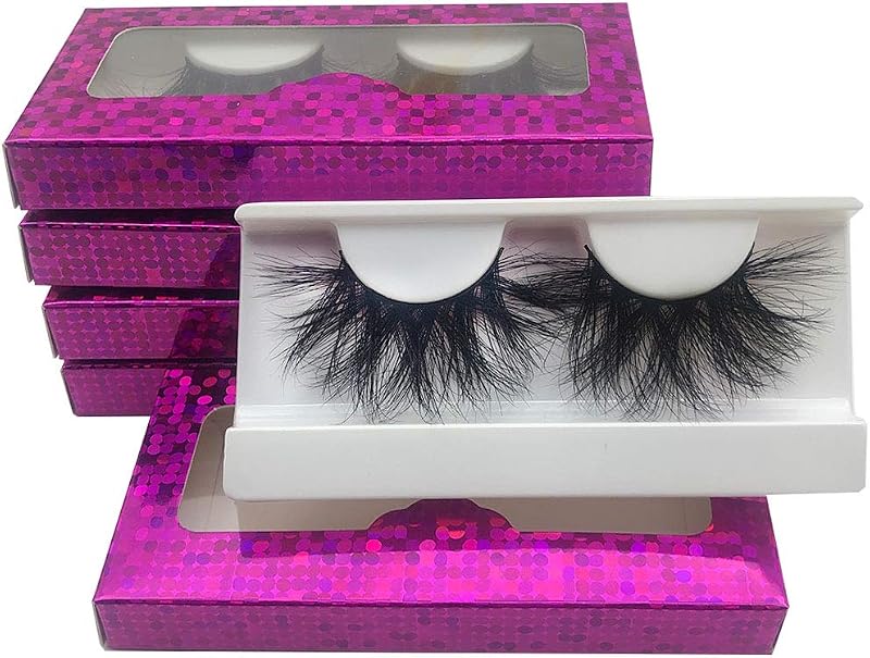 Cílios postiços de faixa inteira mikiwi E01-5, modelo 25 mm, conjunto com 5 pares