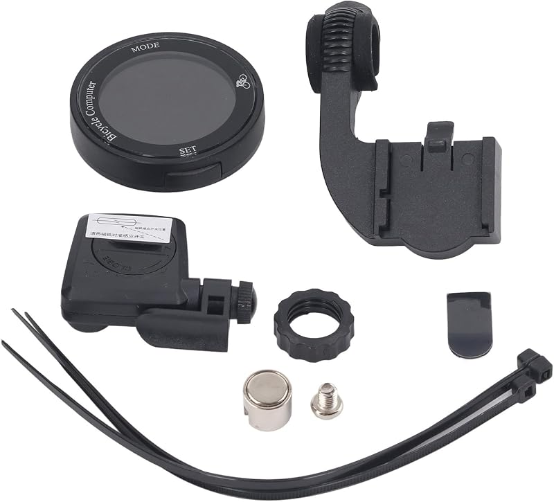 Vitezometru și kilometraj wireless pentru bicicletă Dpofirs cu ecran LCD, ciclocomputer rezistent la apă