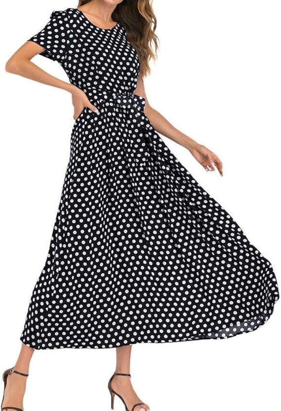 Amazon Co Jp Doworspaw ワンピース レディース 半袖 きれいめ クルーネック カジュアルワンピース ロングドレス フリル ウェーブポイント ロング丈 無地 ルームウェア ラウンドネック ゆったり 着痩せ きれいめ エレガント シューズ バッグ Amazon Co Jp Doworspaw ワンピース レディース 半袖 きれいめ クルーネック カジュアルワンピース ロングドレス フリル ウェーブポイント ロング丈 無地 ルームウェア ラウンドネック ゆったり 着痩せ きれいめ エレガント シューズ バッグ