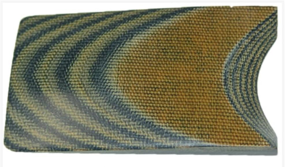 Black Linen Micarta Knife Handle Slab 3/8" x 5" x 10" Made in USA [MI802]