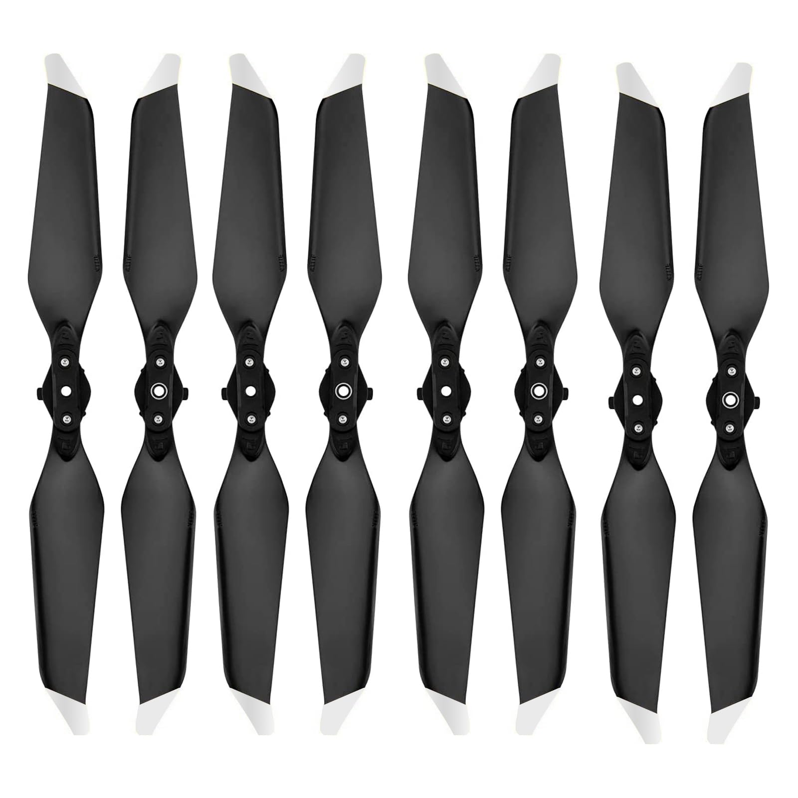 Propeller for DJI Mavic Pro Platinum - 4 Pairs Replacement Blades, Low Noise, Quick Release, Silver Tips