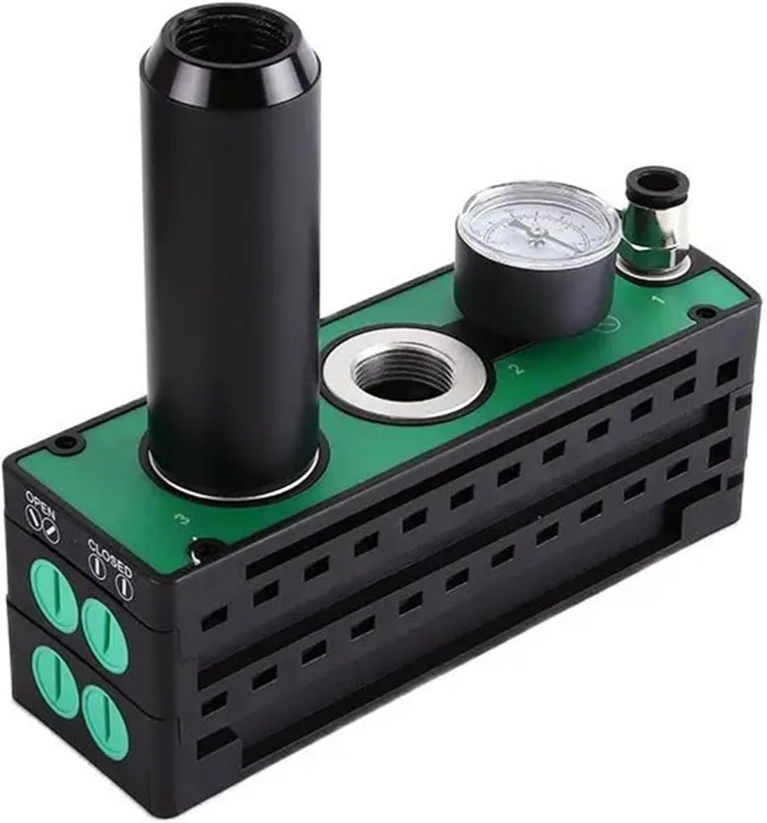 COKYIS 1pcs PM401/402/403/404/405/406 Pneumatic Vacuum Suction Cup Generator Pump Negative Pressure Large Suction Flow Manipulator(PM401-B-N-S-A-D)