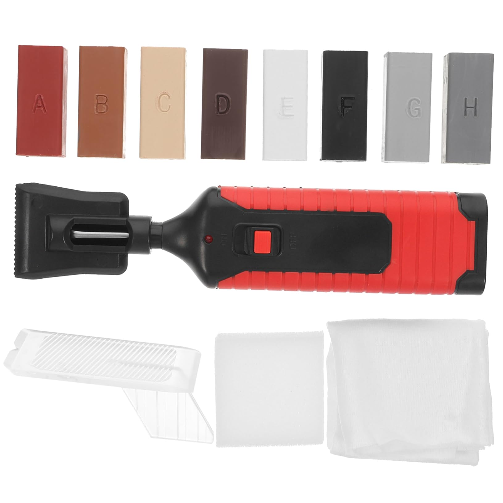 WOONEKY 1juego Kit De Reparación De Azulejos Cerámicos Bloques De Cera Herramientas Para Reparar Grietas y Daños Suelos y Encimeras Disponibles Para Cocinas y Baños