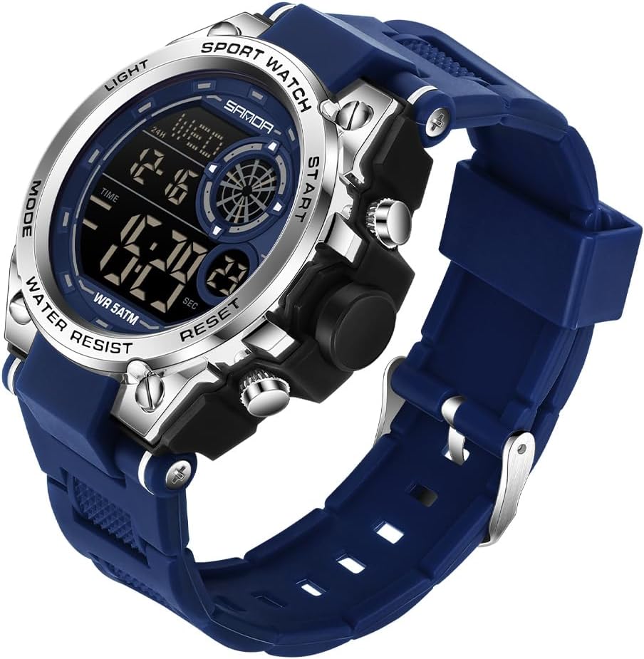 FANMIS Mens Fashion Military Multifunction Digital Watches 50M Water Resistant Electronic LED Backlight Sports Watch Unisex Outdoor Sport Watch - Image 2