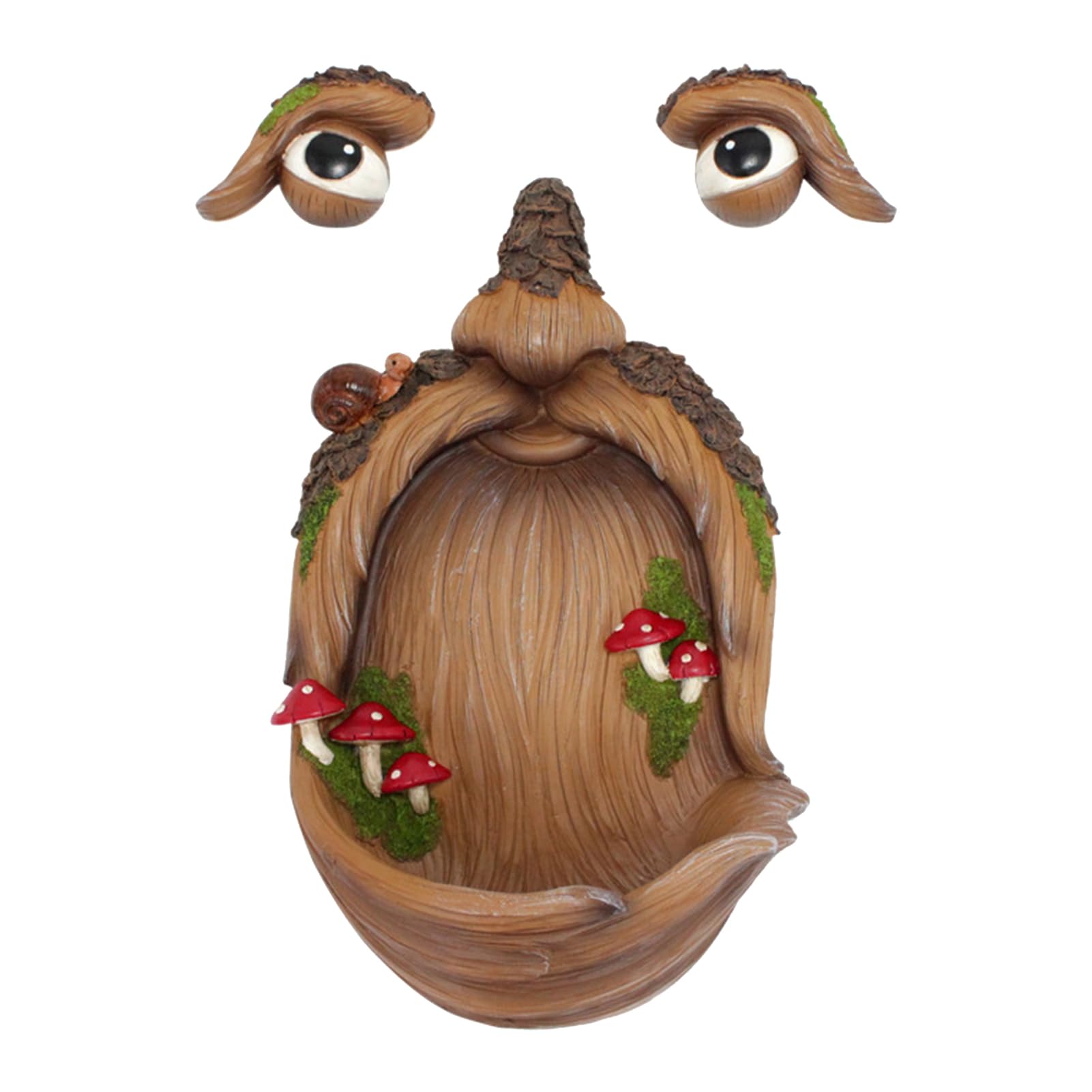 Bits And Pieces Mangiatoia Per Uccelli - Faccia Di Albero, Resina, Per