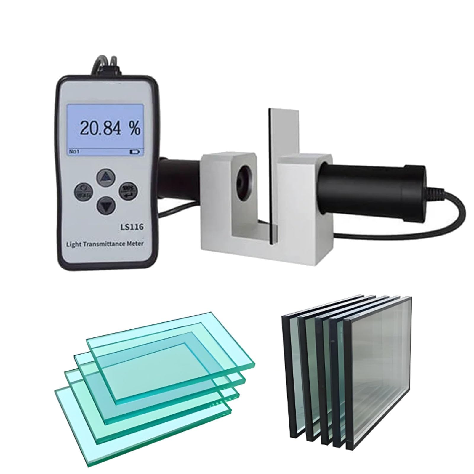 Medidor de transmitancia de luz 380-760 nm para películas solares y vidrios