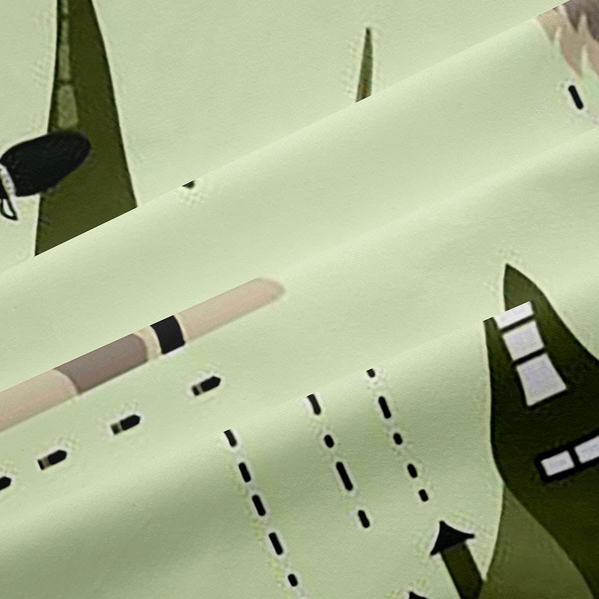 3D Army Helicopter Window Drapes Airplane Tank Window Curtains for Bedroom Living Room for Kids Boys Girls Teens Popular Decor Window Drapes Army Transportation Window Treatments 52W X 84L,2 Panels