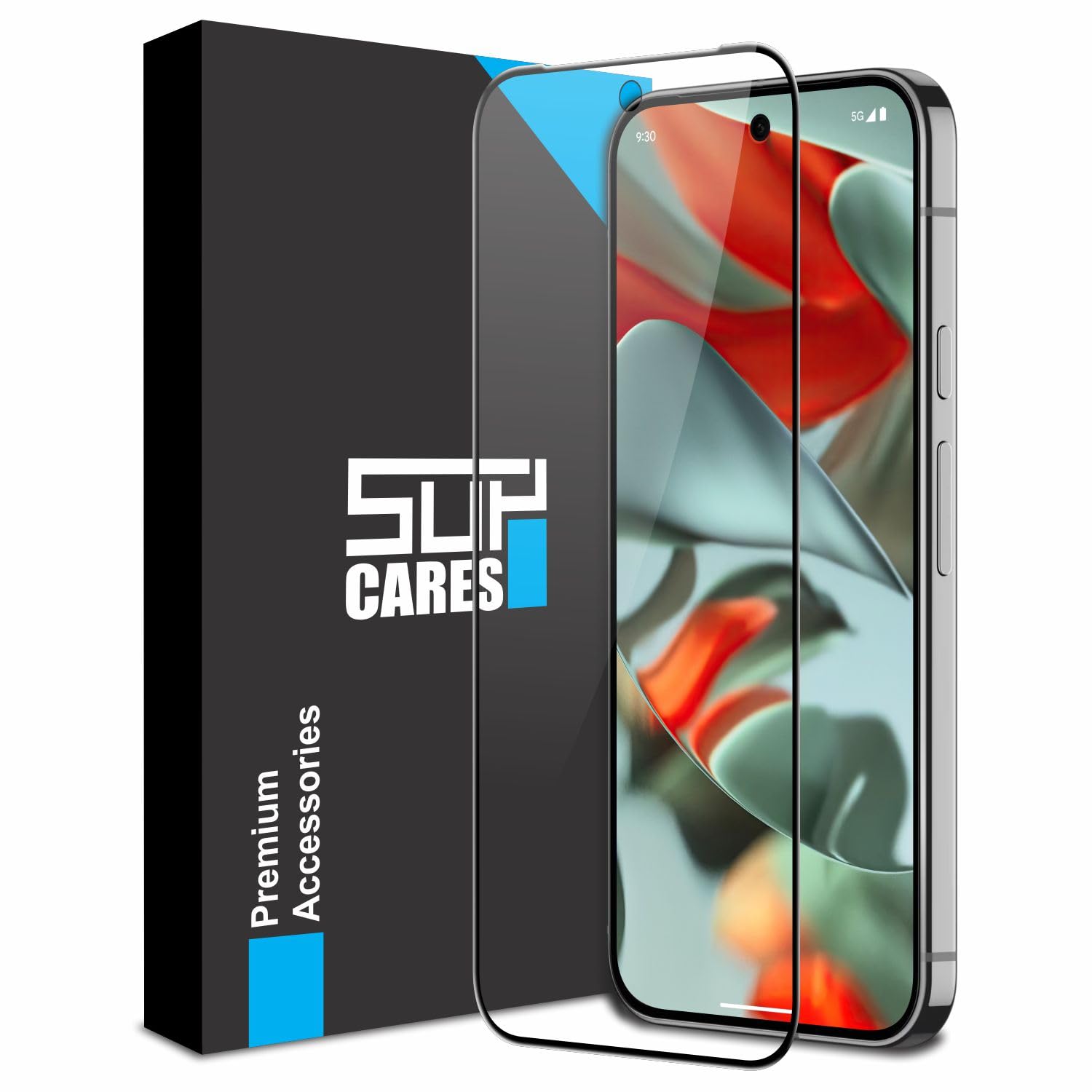 SupCares Edge to Edge Tempered Glass for Google Pixel 9 Pro XL 5G (6.8 Inch) with Easy Self-Installation Kit | Black (B0DGQBTVZL) Amazon Price History, Amazon Price Tracker