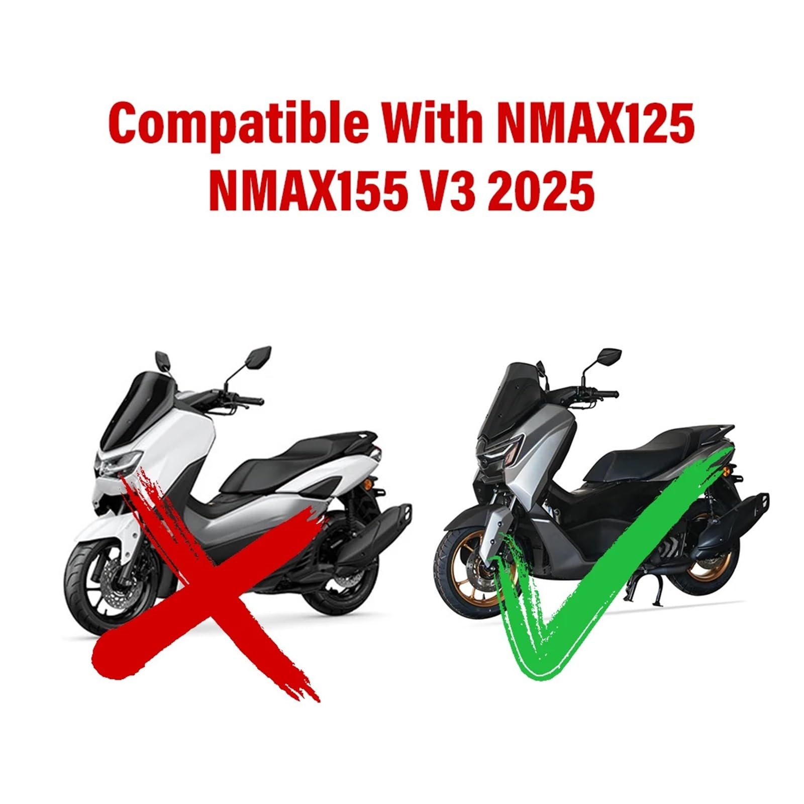 Foot Pegs Pedals Plate Pads for Yamaha for NMAX155,Support