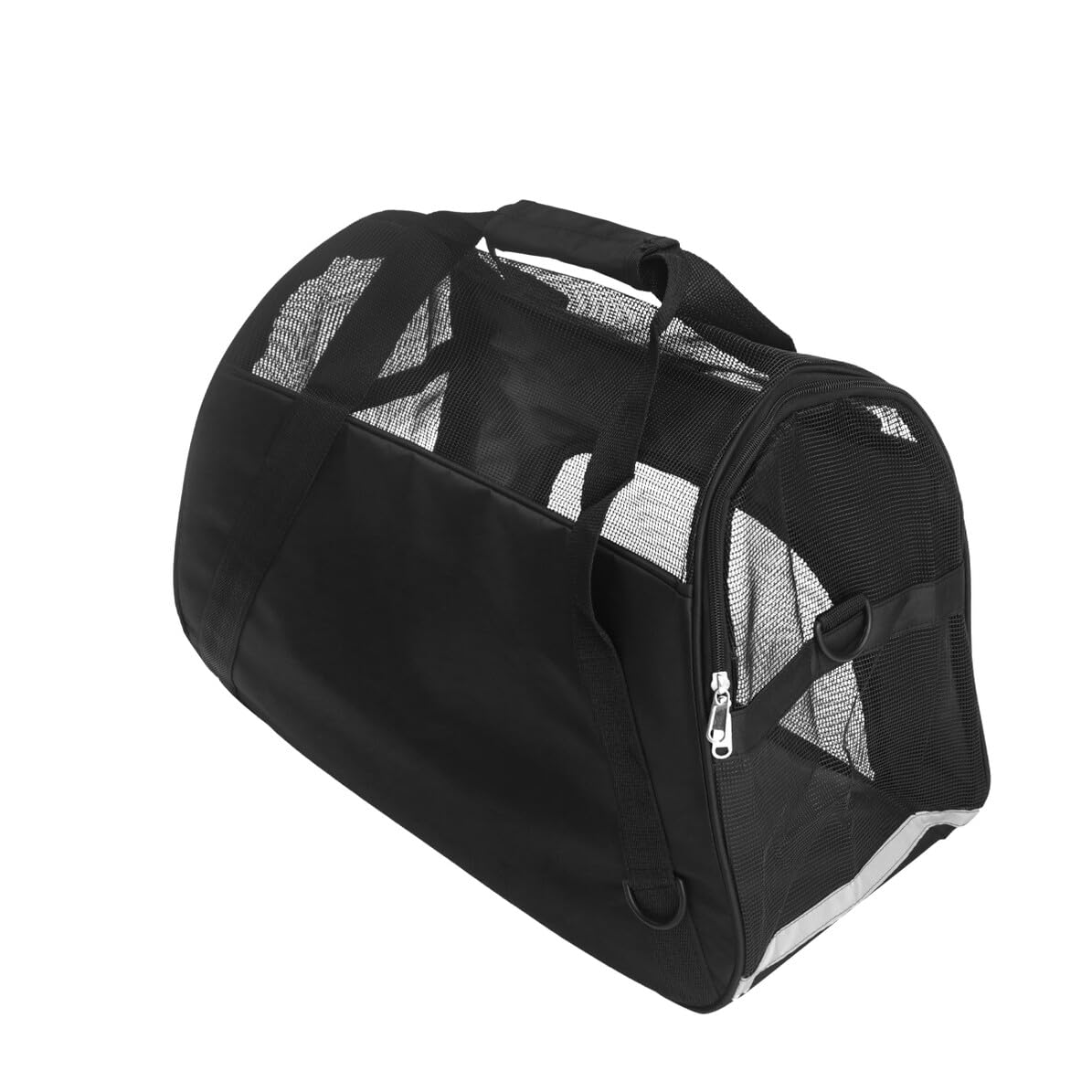 Borsa Trasportino per Cane Portatile Rete Traspirante, Nero