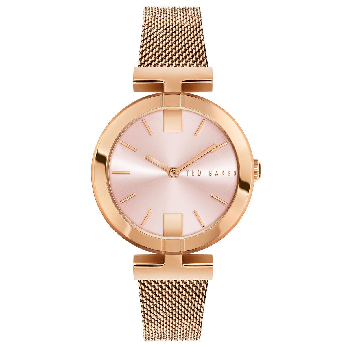 Ted Baker TB Iconic Collection Womens Analog Pink Dial Coloured Quartz Watch, Round Dial with 36 mm Case Width - BKPDAF204 (B0BKLT2PL8) Amazon Price History, Amazon Price Tracker