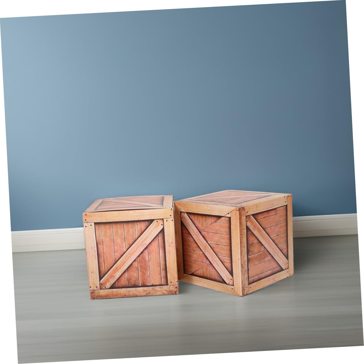 Hemobllo Set 3 Pezzi Decorazioni per Feste da Cowboy Occidentali in Carta Aspetto Legno Realistico, Centrotavola Versatile per Party a Tema Western