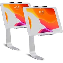 Weilianda 2 Sets Silver Rotating Tablet Phone Holder for Home Theater Seater Sofa Accessories