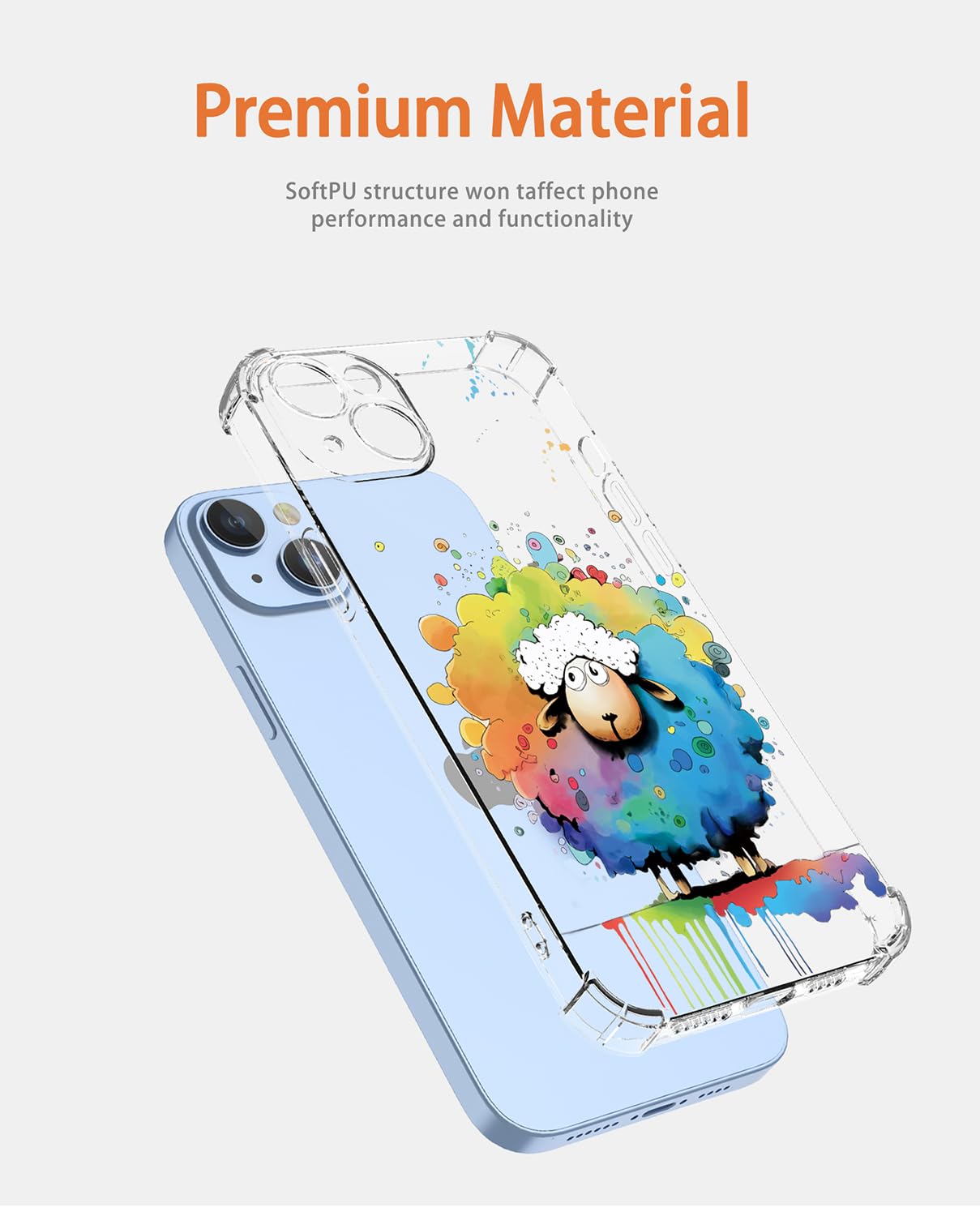 XINYEXIN Cover per Xiaomi Redmi Note 12 4G Trasparente Slim - Custodia