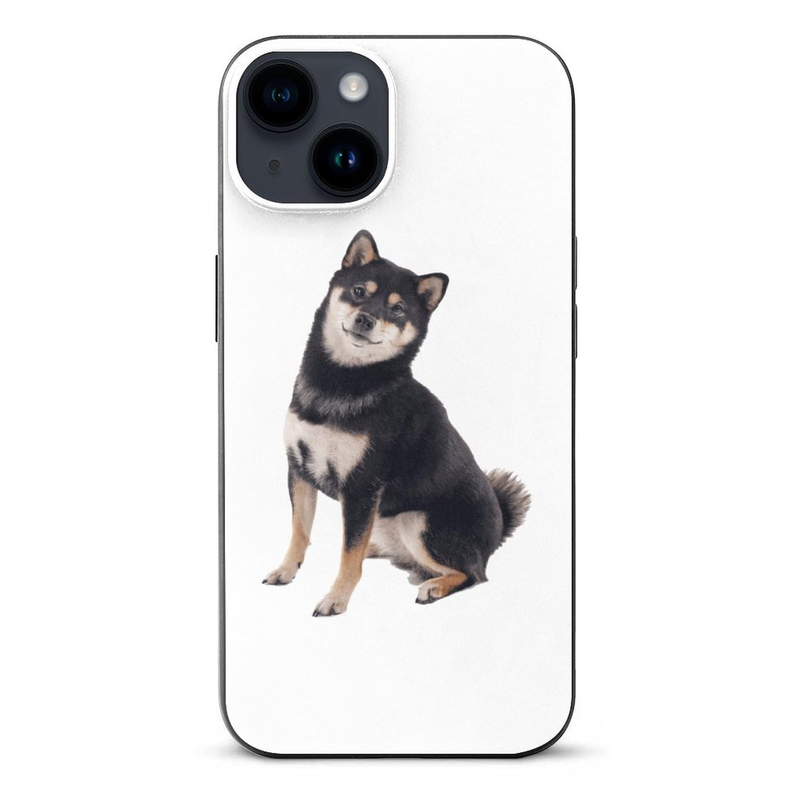 Amazon.co.jp: iPhone14 Plus ケース 柴犬 黒柴 可愛い 【全機種対応