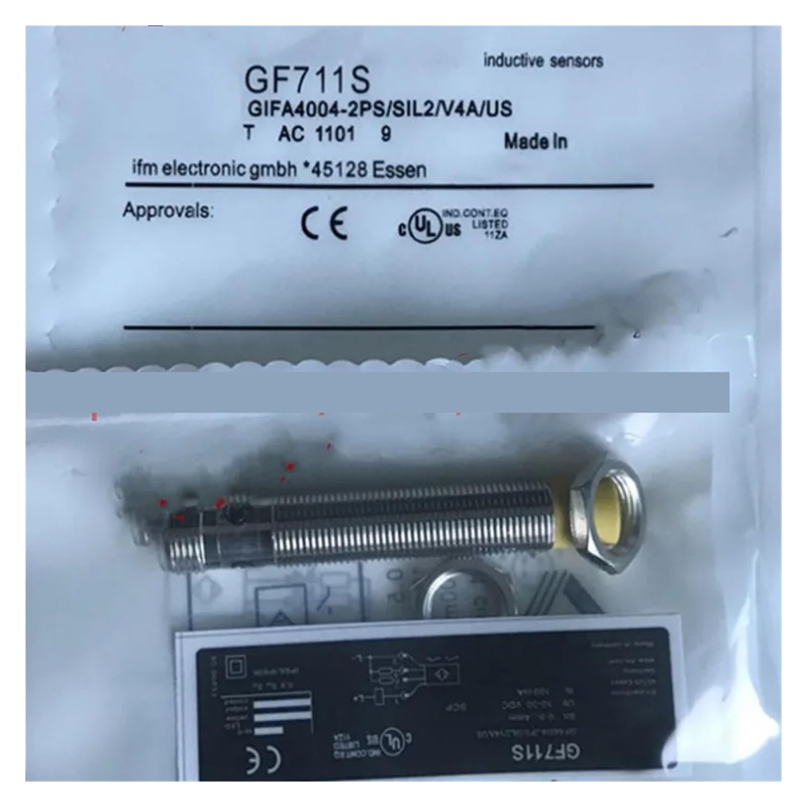 Interrupteur de proximité GF711S pour sécuriser vos machines sans usure mécanique lot de 2