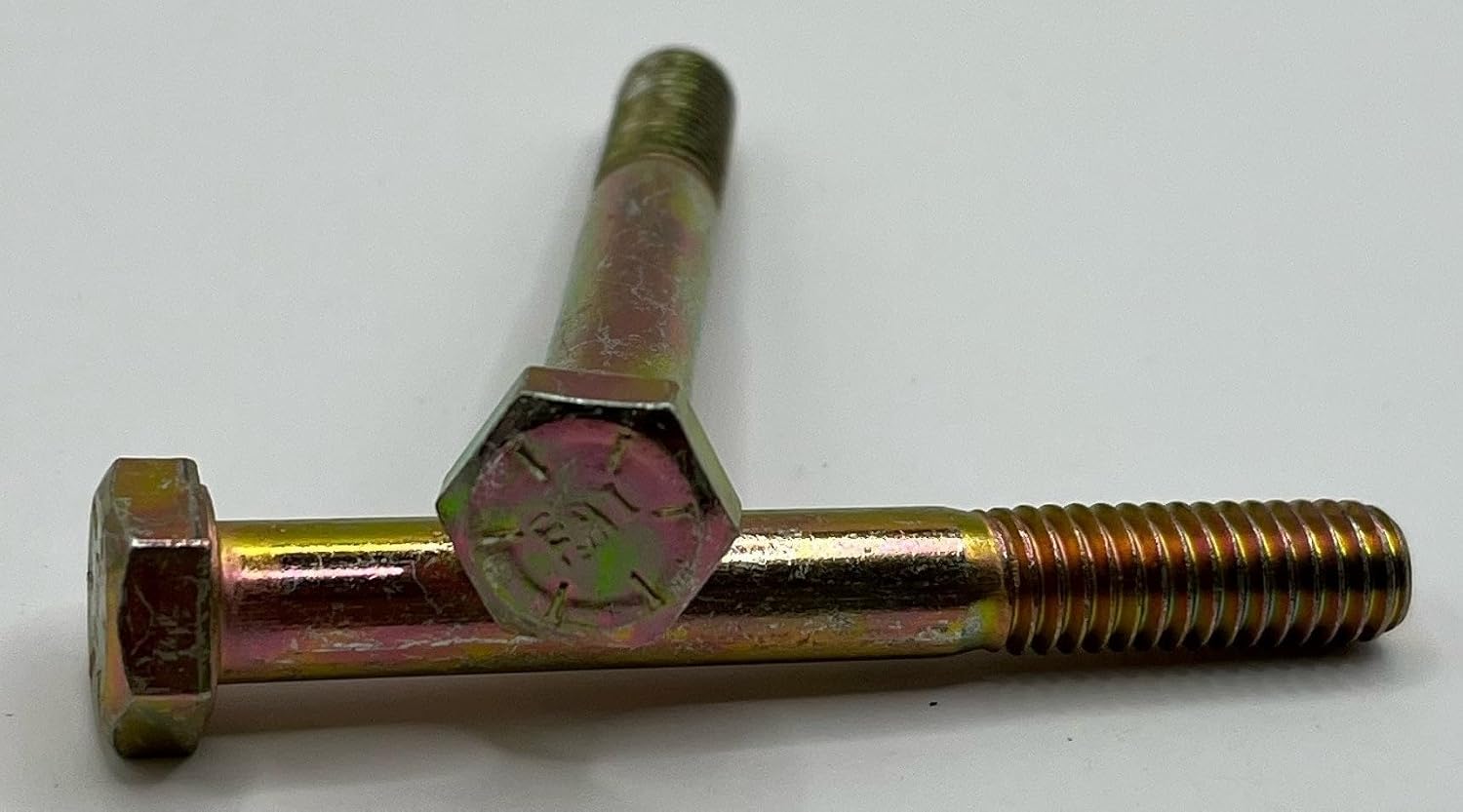 3/8-16X10 Hex Cap Screws | Grade 8 | Zinc Yellow (Quantity: 120)