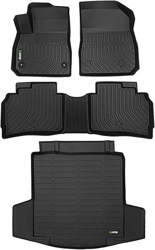 HAFIDI Juego completo de alfombrillas y forro de carga para Chevy Malibu 2016-2024, protección para todo tipo de clima, TPE juego completo de forros