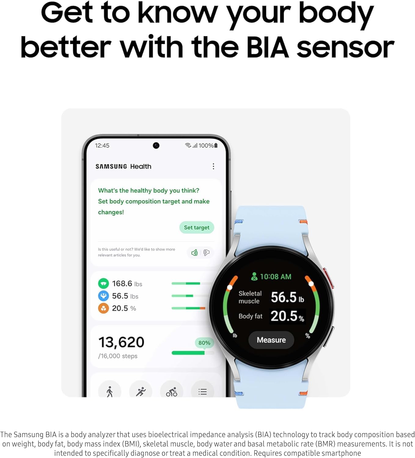 Samsung Galaxy Watch FE (40mm) AI Smartwatch w/ 1.2" Amoled Screen, Wear OS 5, Wi-Fi, Bluetooth, Heart Rate, International Model R861N (Black)