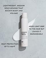 Vista 2 de Authentic Beauty Concept Amplify Mousse Espuma voluminizadora Estilo ligero de fijación media Protección contra el calor Todo