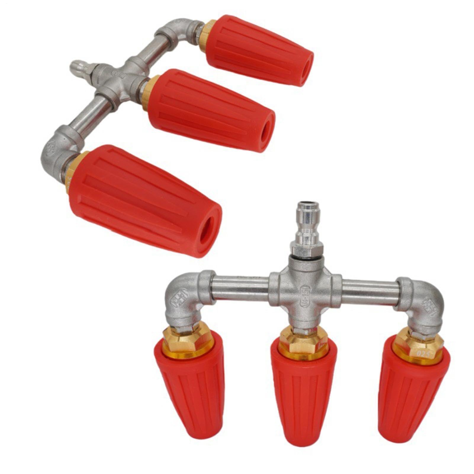 Boquilla Triple para Hidrolavadora 4000 PSI Resistente Con 360 Grados