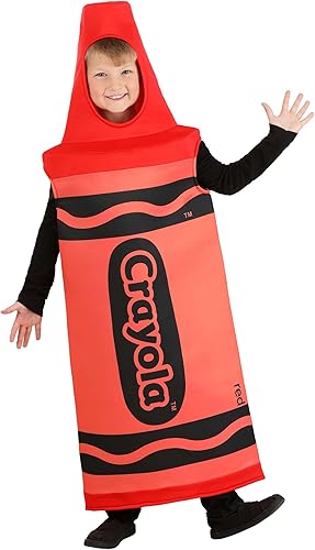 Disfraz de crayón rojo Crayola para niños