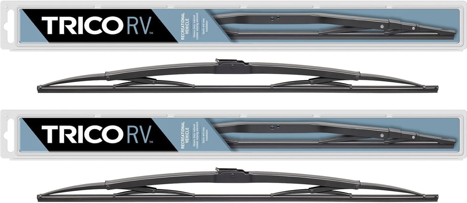 2 Wiper Set - Trico 67-324 32" Heavy Duty Wiper Blades Fit Select Coach Bus RV w/12x4 Hook Attachment - Verify Correct Fitment at TricoProducts