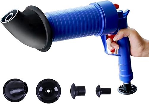 Lanzador de drenaje, émbolo de inodoro de energía de aire, lanzador de tuberías de émbolo de fregadero, limpiador manual de bomba, émbolo de alta