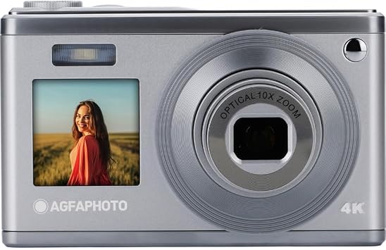 KODAK AgfaPhoto Realishot DC9200 Silver – Compact Digital Camera