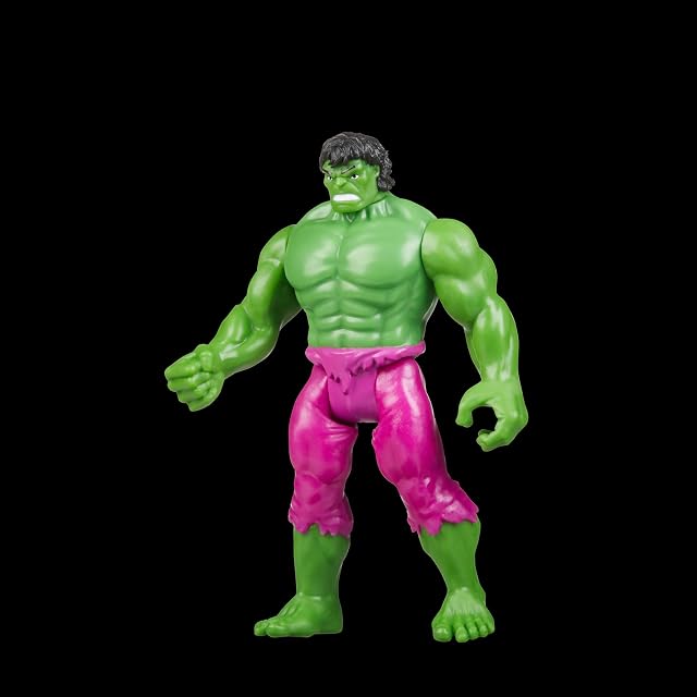 Foto 4 de 6 de Hasbro - Marvel Legends Series - Figura de Hulk de 9,5 cm - Colección Retro 375