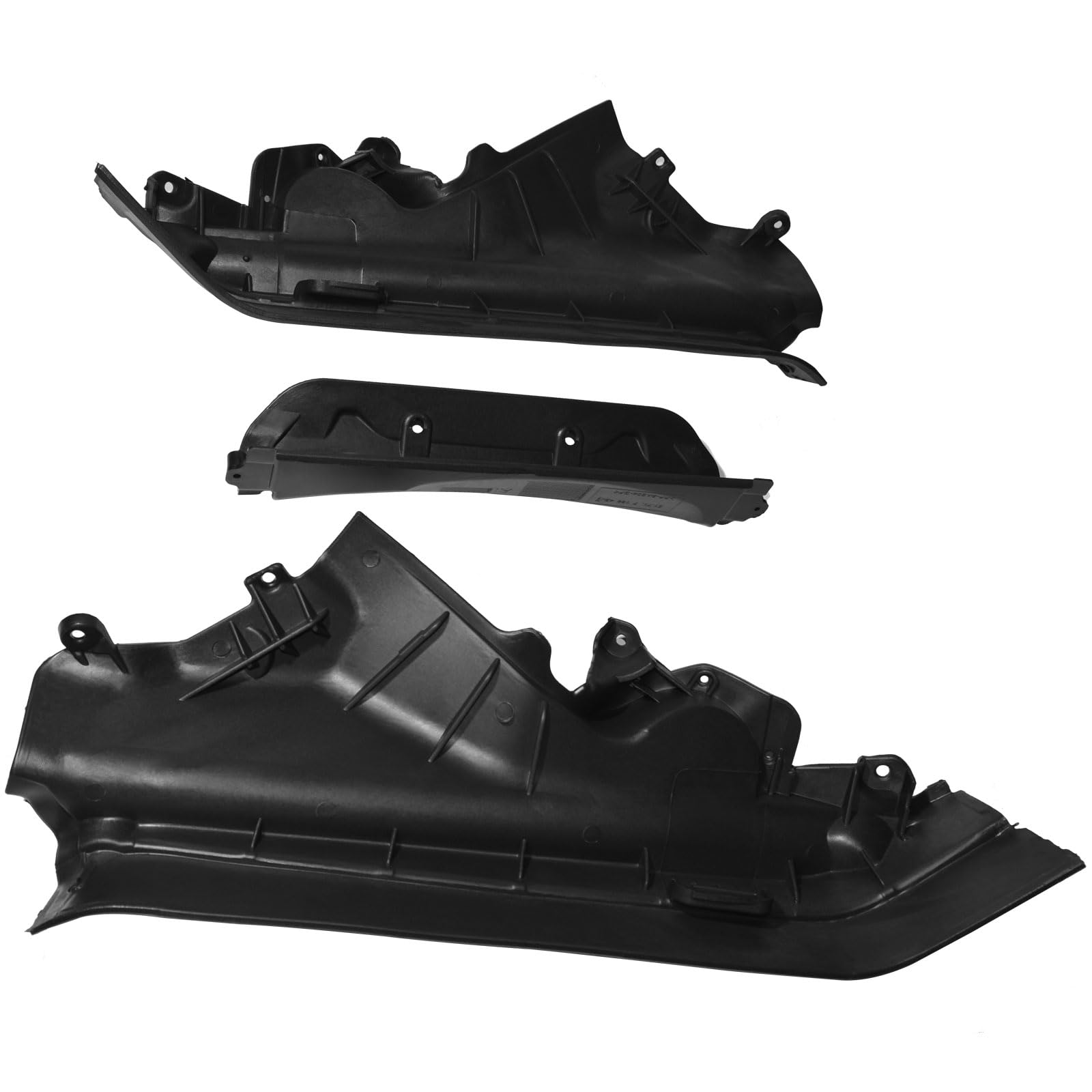 Oberer Motorraum Trennwandverkleidungssatz 3stk Ersatz für X5 E70 LCI X6 E71 E72 2008-2014 Autozubehör Teil# 51717169421 51717169419 51717169420