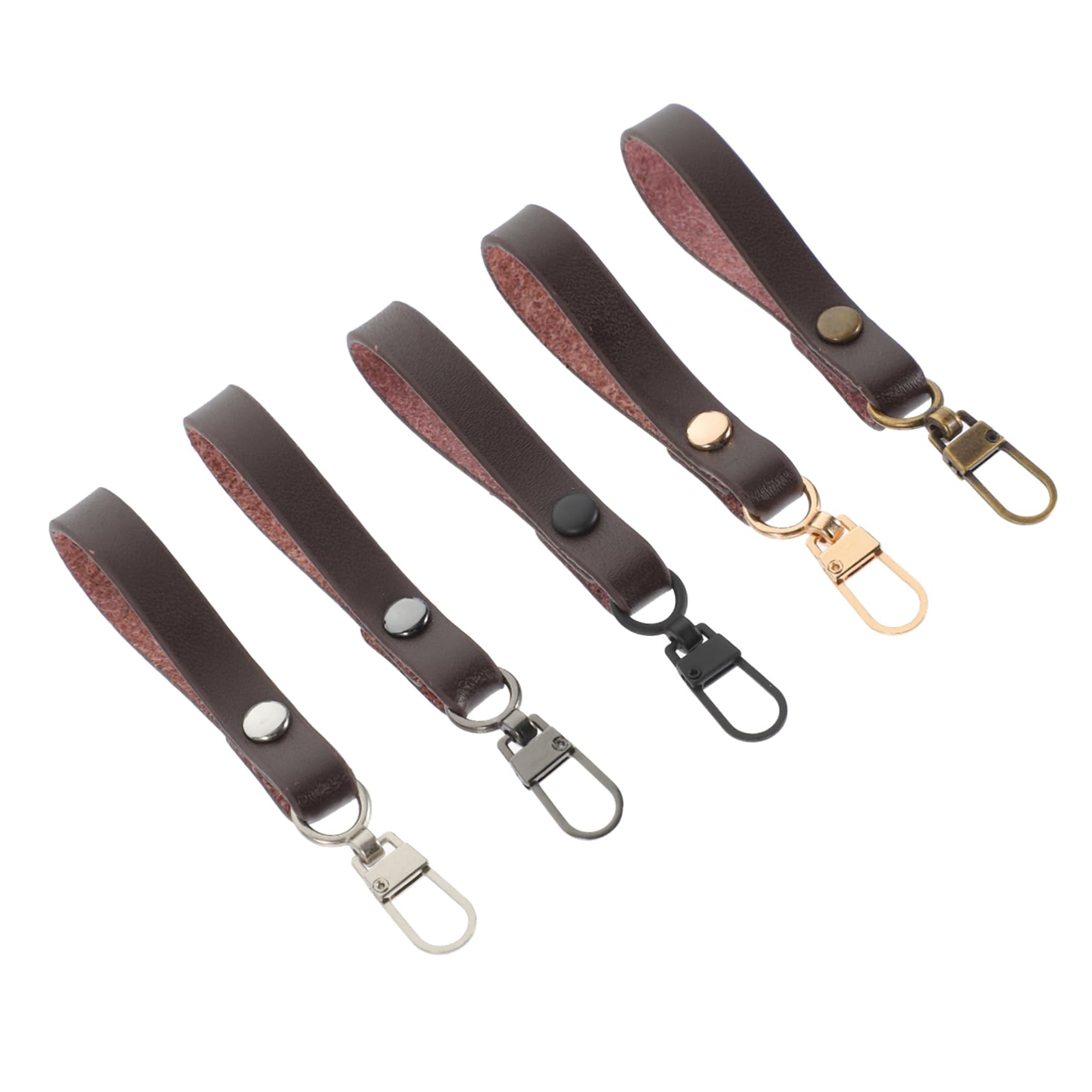 STOBOK Genuine Leather Zipper Pull Head Accessories Replacement for Jackets Bags Luggage with Detachable Design 3.3 Inch Durable Zipper Pull Tabs for Clothing Boots Backpacks