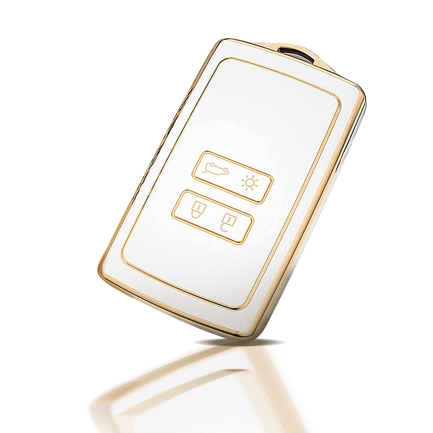 Friendship Key Card Case For Renault Handmade Leather Key Fob Car Key Covers With Keychian For