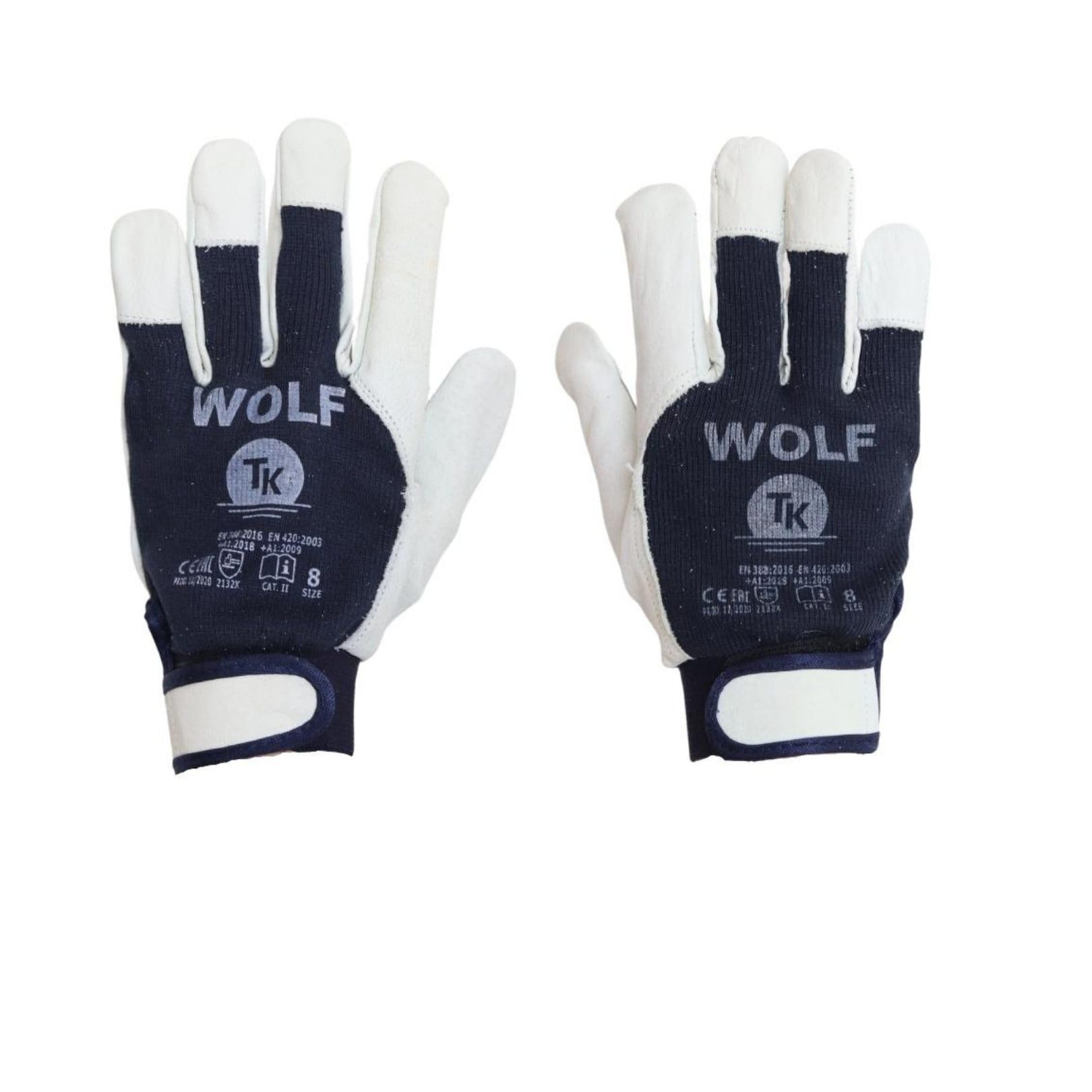 TK Wolf Lot de 12 paires de gants de travail en coton respirant Protection de travail de jardinage (9)