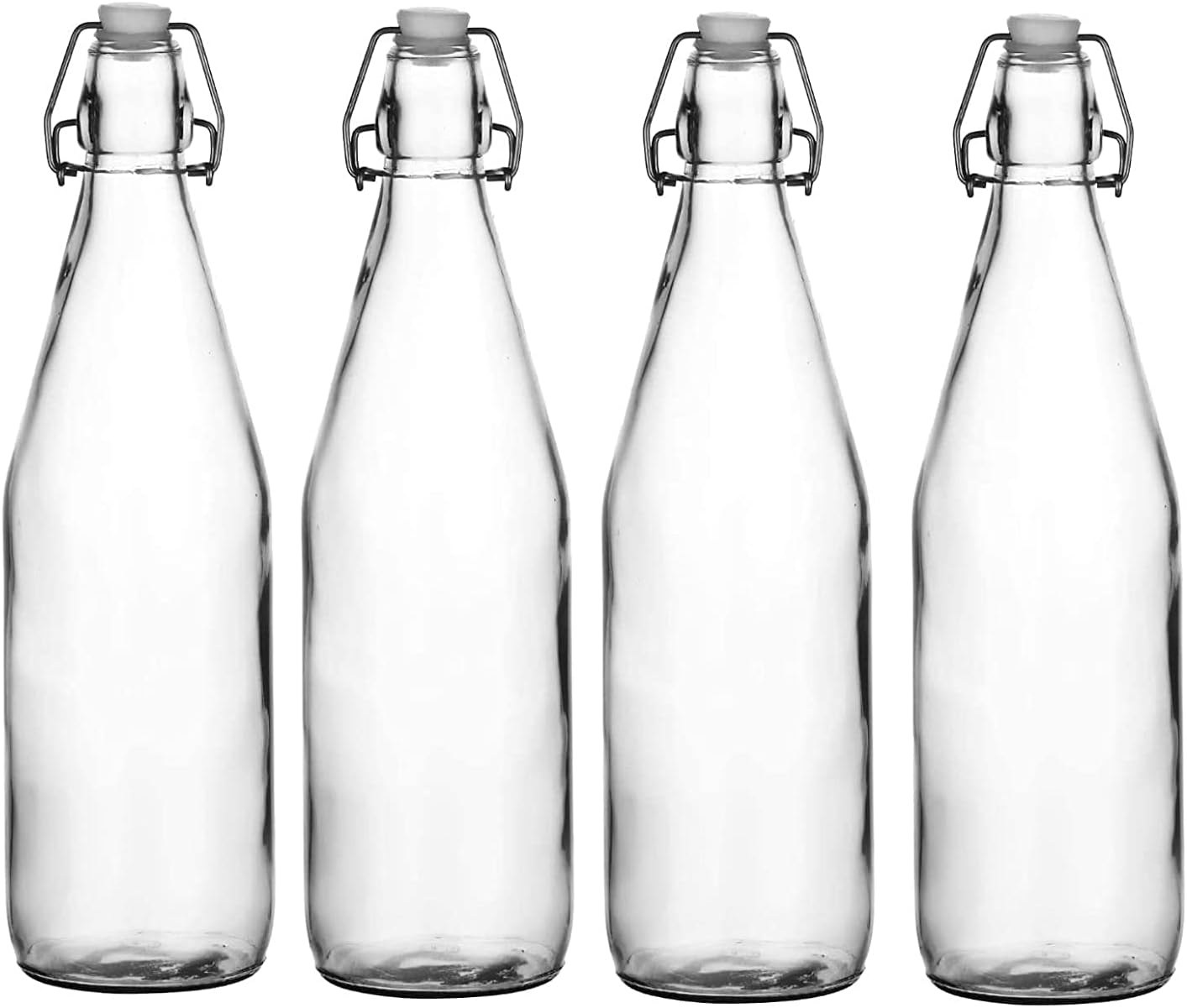 Wine Bottles with Corks, Clear, 750ml Pack of 6 Amazon.in Home