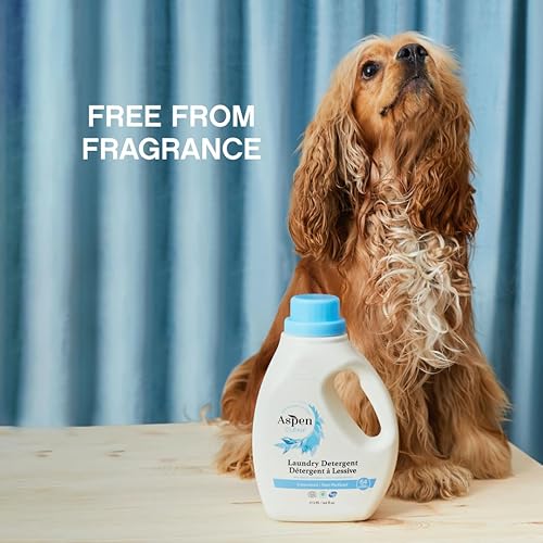 Miniatura 4 de AspenClean Detergente natural para ropa sin perfume, 100% natural, orgánico, detergente líquido HE para ropa, vegano, libre de crueldad,