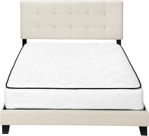 Miniatura 4 de Monarch Specialties Bastidores de cama, Queen, beige