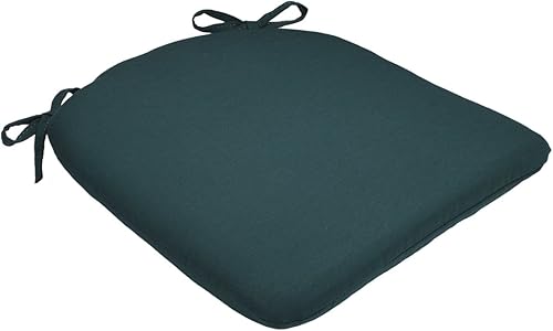 Miniatura 2 de Comfort Classics Juego de 4 cojines de asiento de poliéster hilado de 16 pulgadas de ancho x 17 pulgadas de profundidad x 1.5 pulgadas de alto en