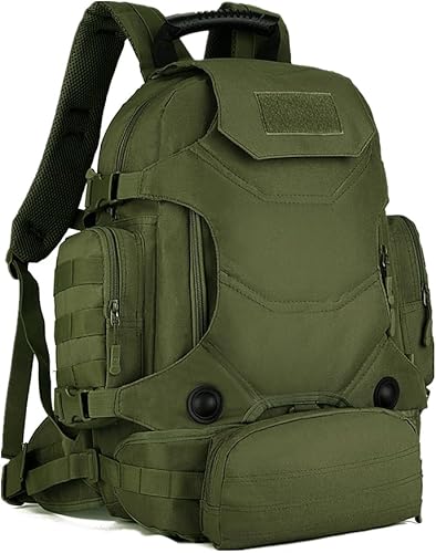 Miniatura 8 de UNISTRENGH Mochila táctica multifuncional de 40 litros para senderismo, mochila al aire libre, mochila urbana, Desert Camouflage, Mochila táctica