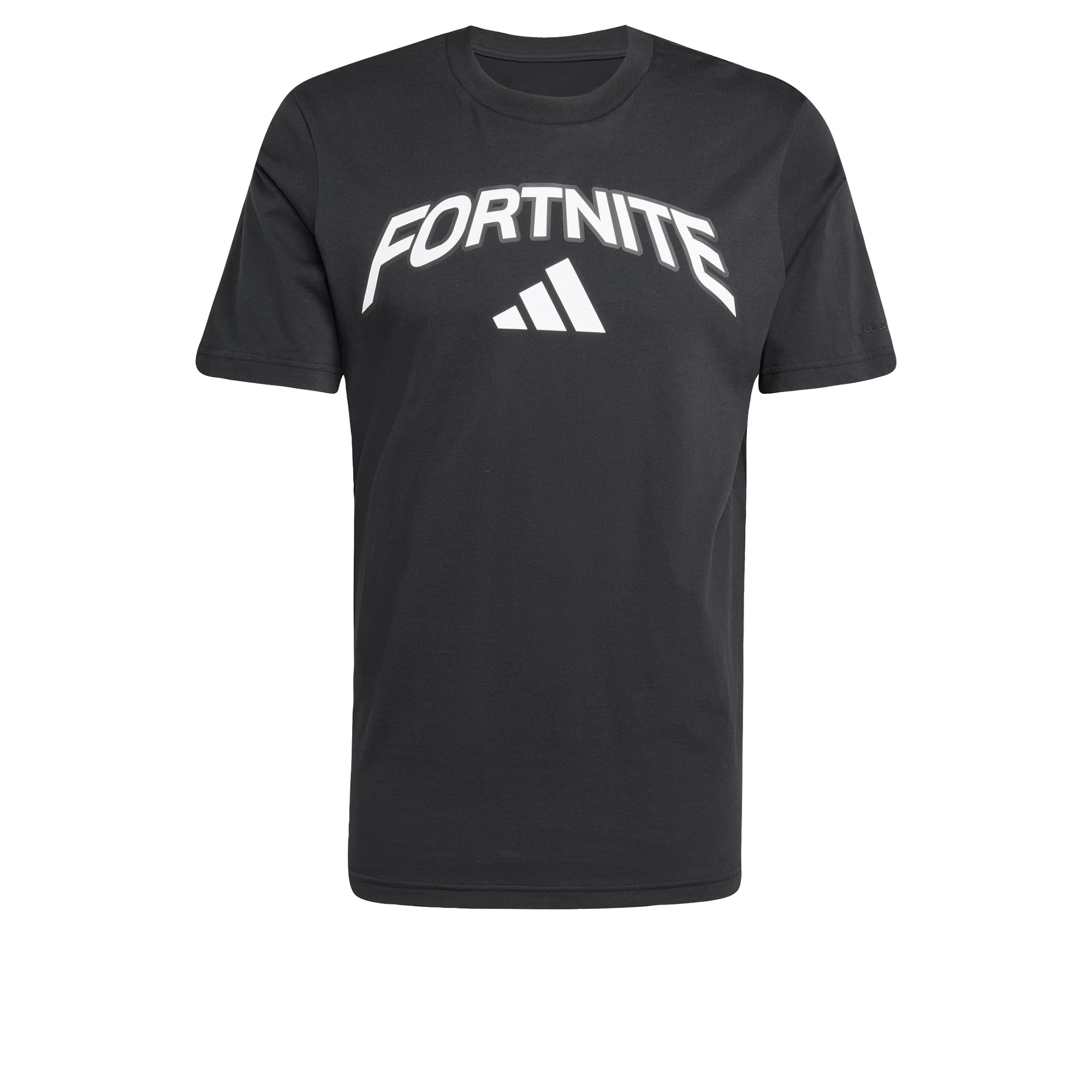 Adidas Men's Black X Fortnite Logo Graphic T-Shirt