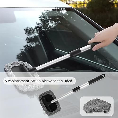Miniatura 5 de Herramienta de limpieza de vidrio para parabrisas de automóvil, herramienta de limpieza completa para el interior del parabrisas del automóvil,