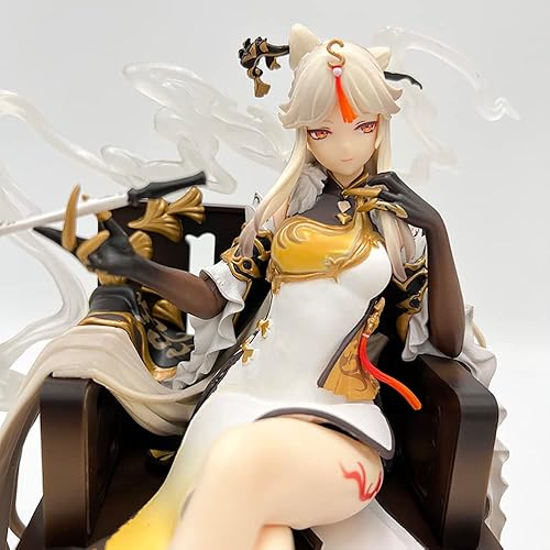 Miniatura 7 de Genshin Impact Figuras de acción Genshin Impact Yae Miko Paimon Klee Figura de acción Hu Tao Ganyu Zhongli Figuras modelo muñeca coleccionable para