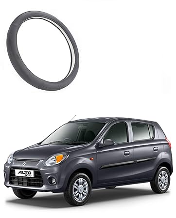 Caro Manic Microfiber Leather Auto Car Steering Wheel Cover Compatible with Alto 800