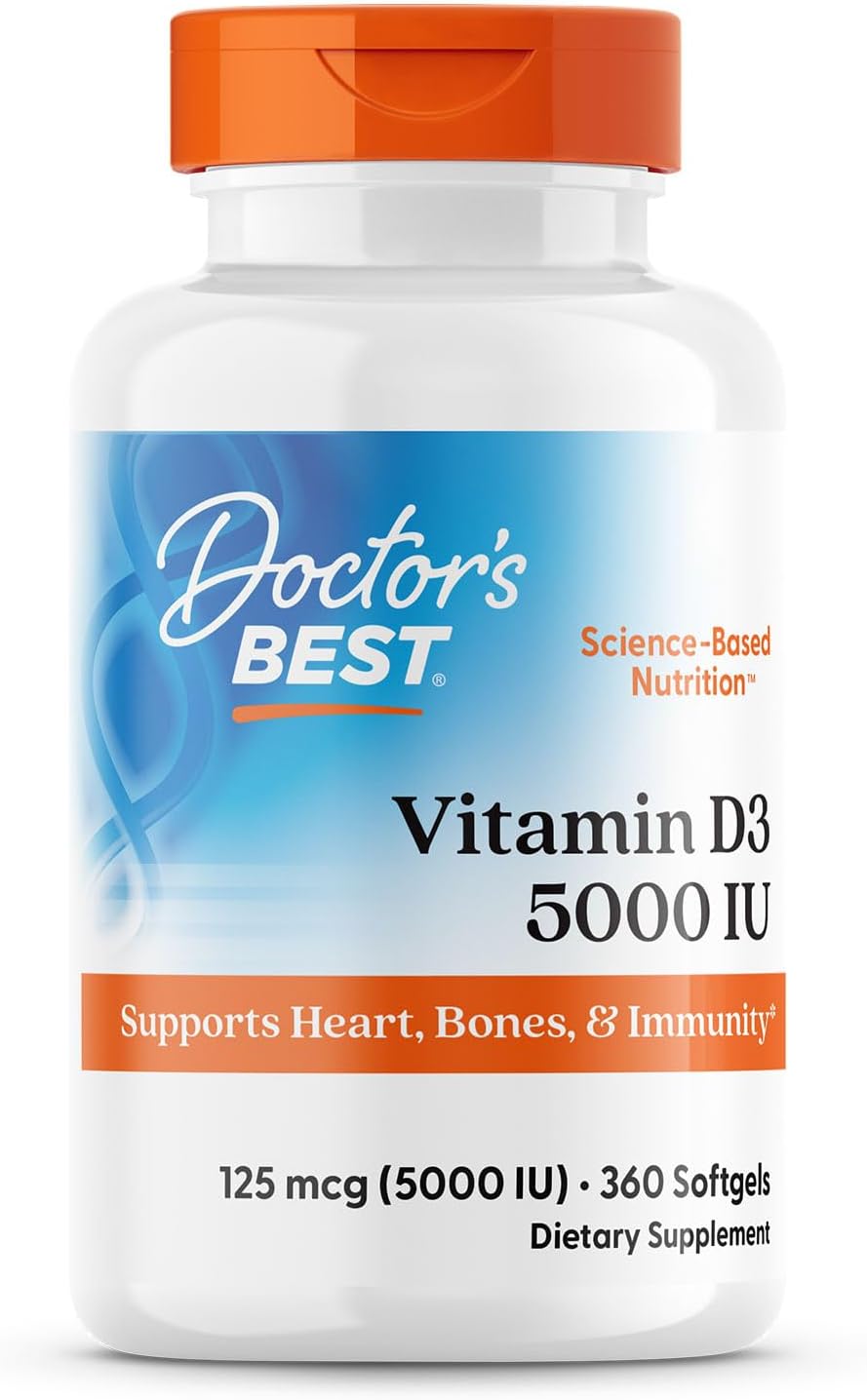 Doctors Best Best D3 5000Iu, 360 CT