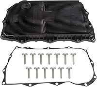 MK-Morzon 845RE 8HP70 8HP75 Transmission Oil Pan Kit w/ Filter Gasket Bolts for Ram 1500 Jeep Grand Cherokee Dodge Challenger Charger - Replaces 265-850