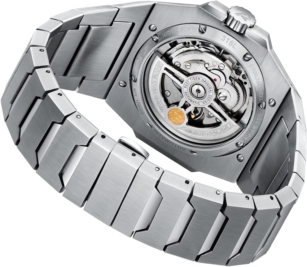 REEF TIGER Mens Big Sport Mechanical Watches Automatic Dive Watches RGA6903