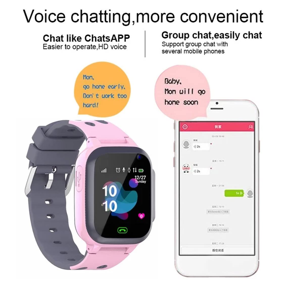 Kids Smart Watch Smarproofr Game Game Smartwatch Location Tracker Avec Appareil Photo Sock Sos Pour Guits Gilles TéLéPhone Smartwatch Pour GarçOns