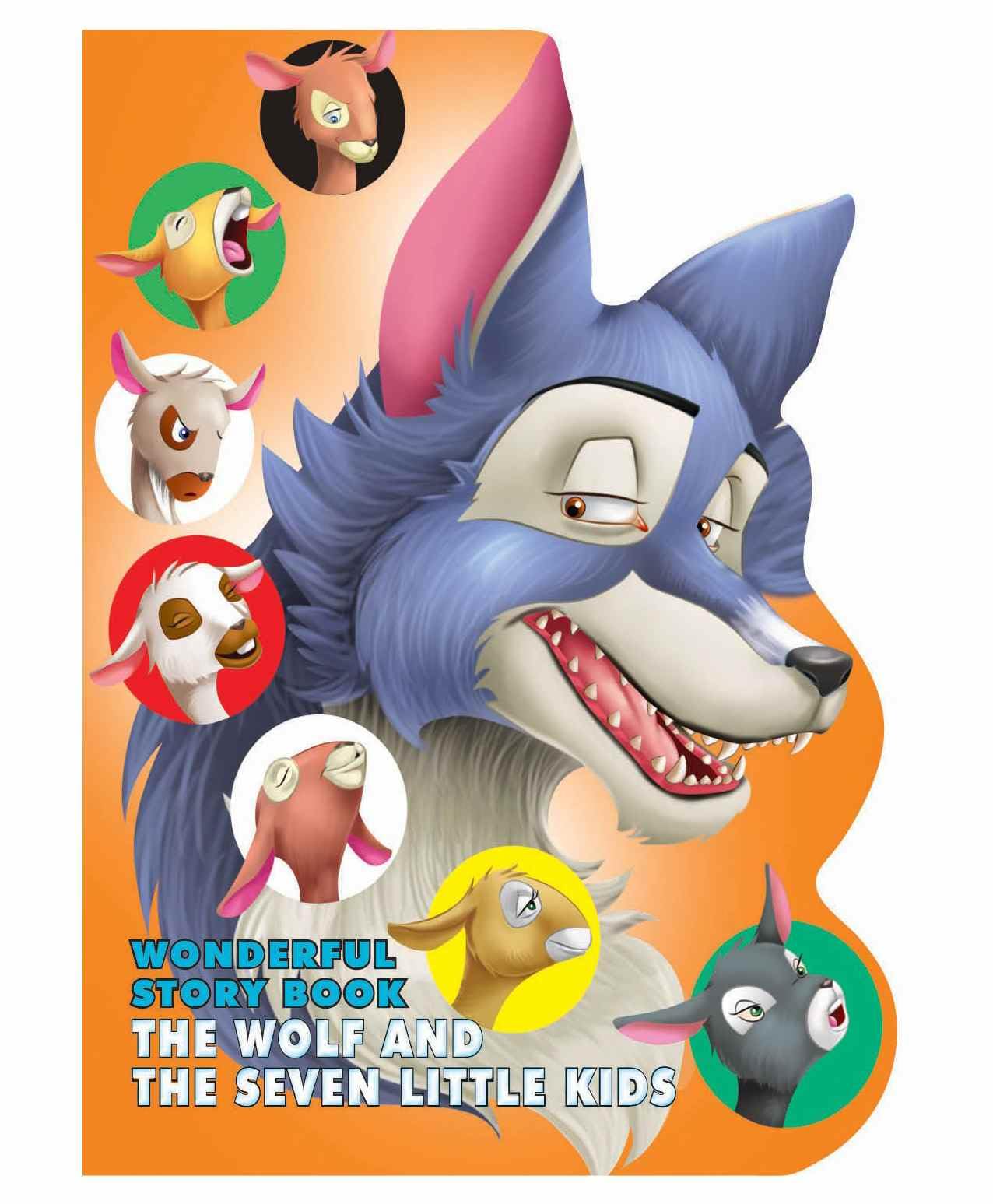 Wonderful Story board_book- The Wolf and the Seven Little Kids