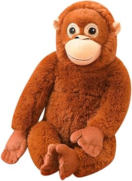 OUKEYI Punch Monkey Plush The Gorilla Stuffed Animal, Gifts for Kids, Wild Zoo Animals, Gorilla Plush Toy 25 inches