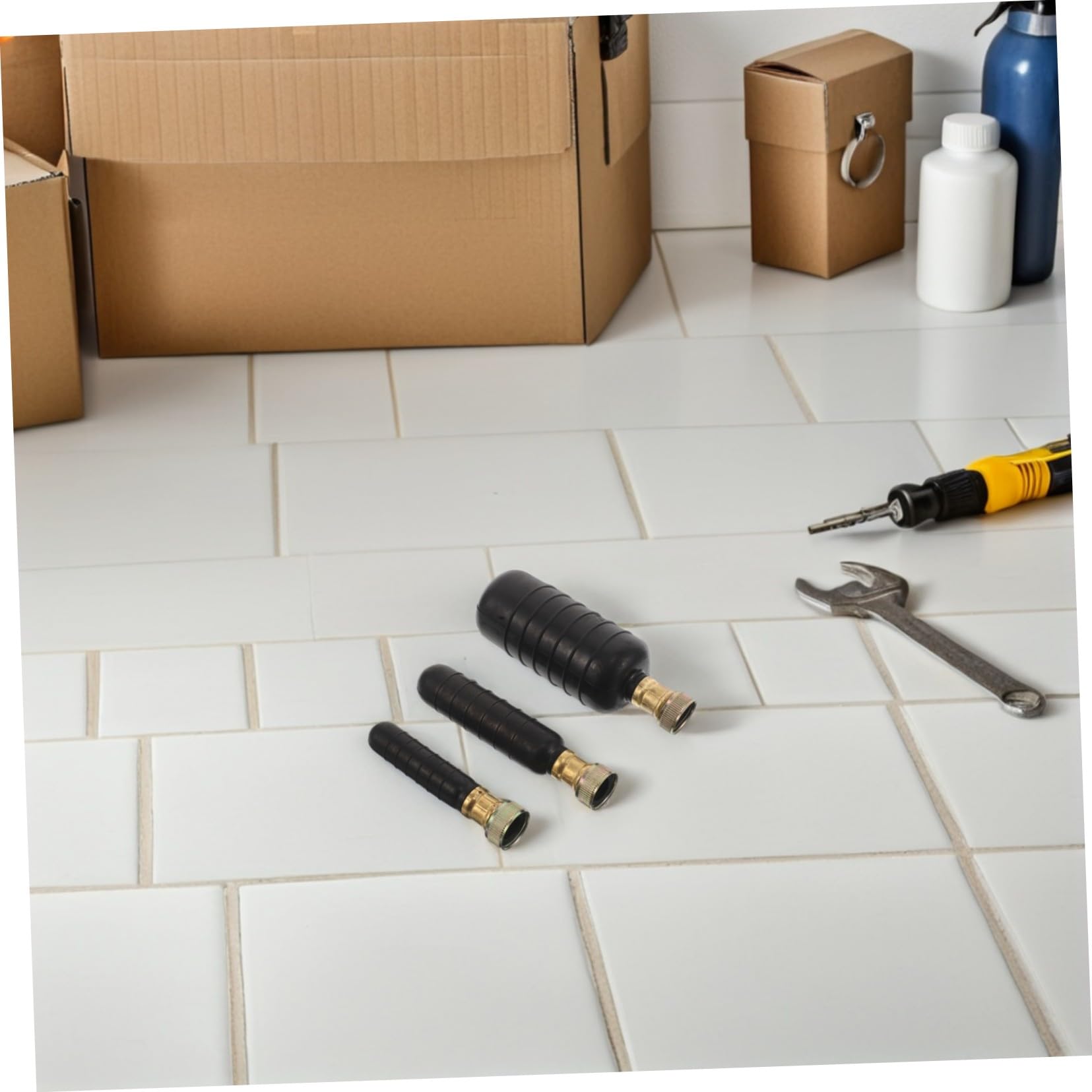 NUOBESTY Vejigas de Drenaje de Obstrucciones y Eliminación Potente para Desatascar Tuberías Kit de 3 de Goma Limpieza Versátil en Sótano y Fregadero de Cocina